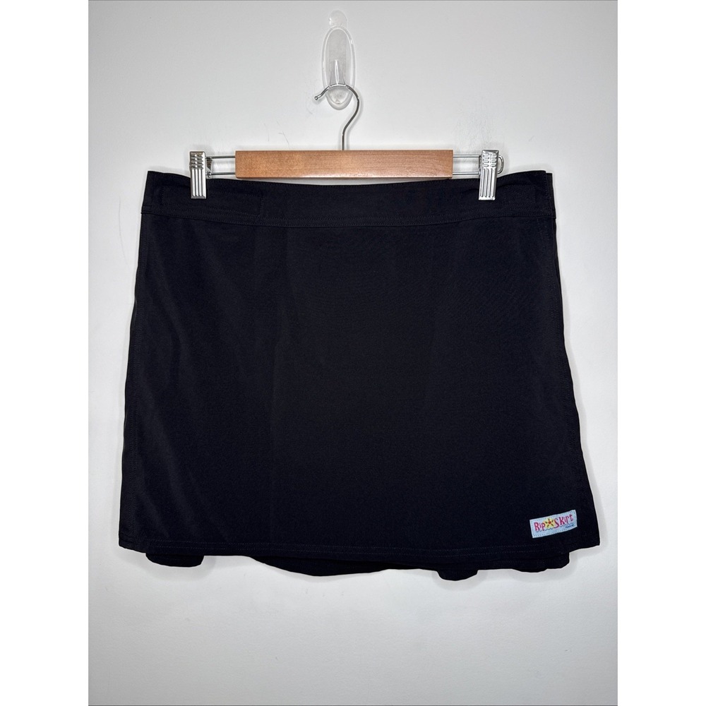 Rip Skirt Hawaii Wrap Skirt Length 1 Mini Black Hook Loop‎ Adjustable Beach L